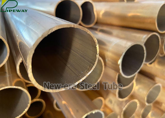 ASTM B111 UNS NO C60800 Bakır Nikel Boru