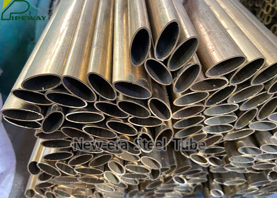 Sert Çekilmiş Oval ASTM B135 C33000 Bakır Alaşımlı Boru