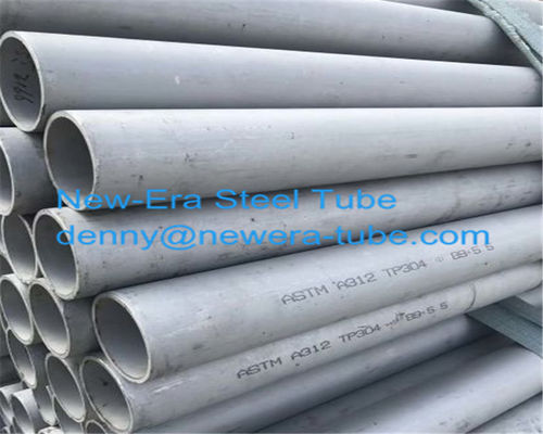 ASTM A312 / A213M TP304 Parlak Paslanmaz Çelik Boru